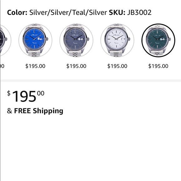 🆕 J. BRACKETT Verona Men's Quartz Bracelet Watch - Picture 4 of 4